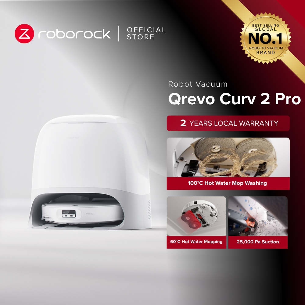 Roborock Qrevo Curv 2 Pro - Hello - Roborock Malaysia